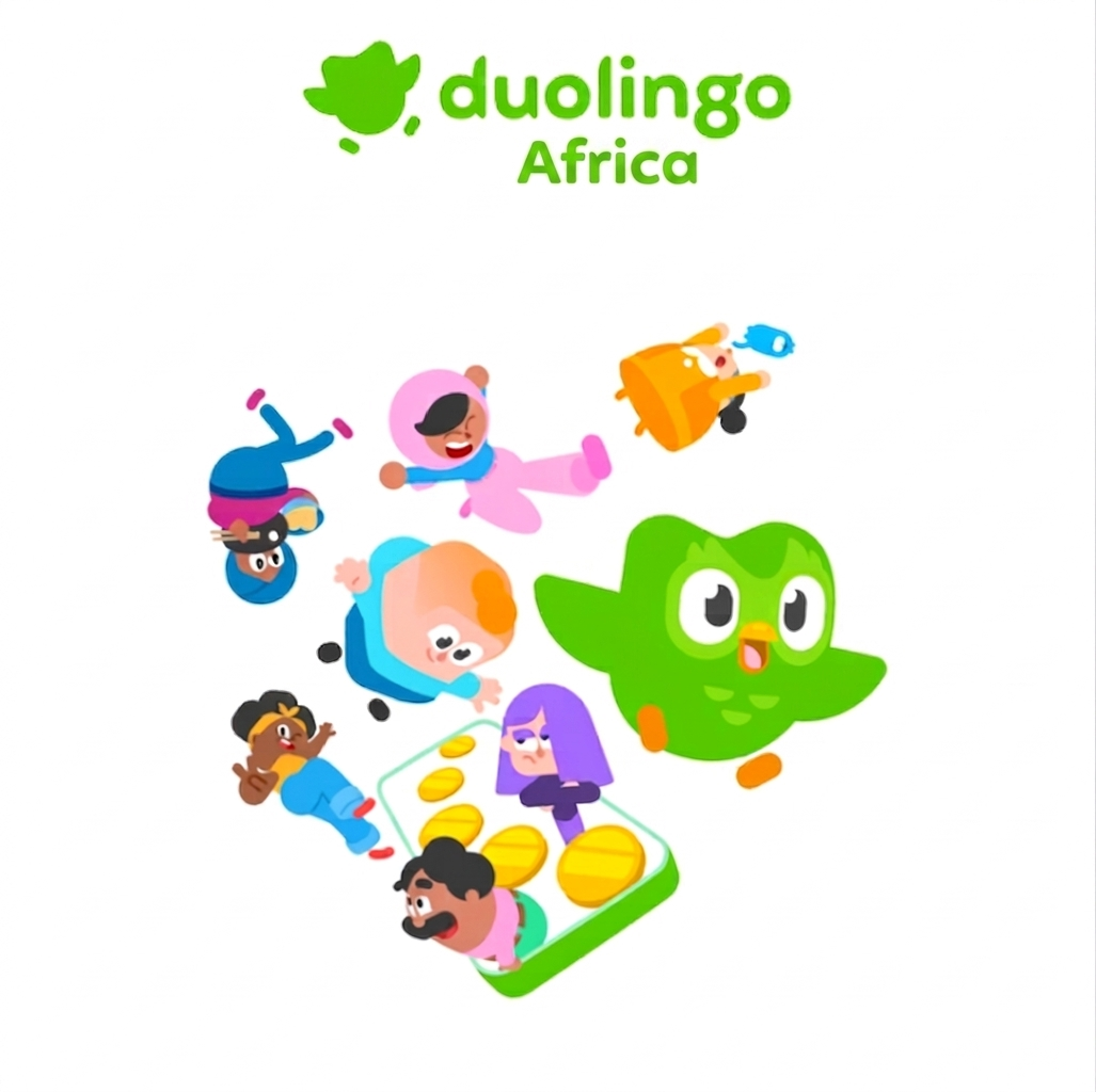 Duolingo Africa — Duolingo owl and characters